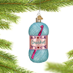 Personalized Crochet Christmas Ornament