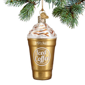 Personalized Blended Coffee Christmas Ornament