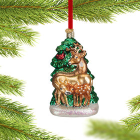 Deer Family Christmas Ornament