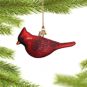 Personalized Northern Cardinal Christmas Ornament
