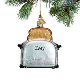 Personalized Retro Toaster Christmas Ornament