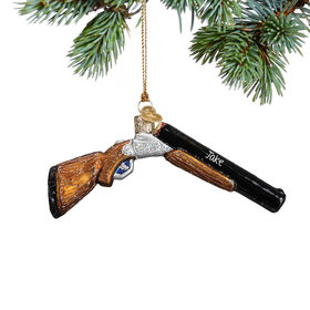 Personalized Rifle Christmas Ornament