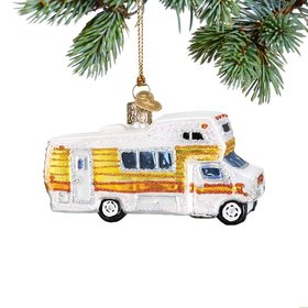 Personalized Classic Motorhome Christmas Ornament