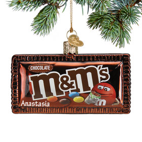 Personalized M&Ms Christmas Ornament