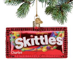 Personalized Skittles Christmas Ornament