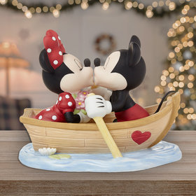 Precious Moments We Will Never Drift Apart Disney Mickey And Minnie Christmas Tabletop Ornament