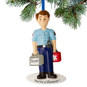 Personalized EMT / First Responder Christmas Ornament
