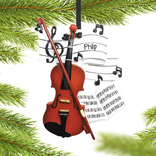 Personalized Orchestra Christmas Ornament