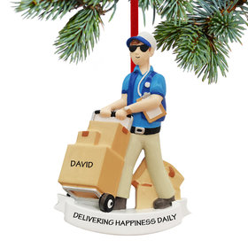 Personalized Mail Man Christmas Ornament
