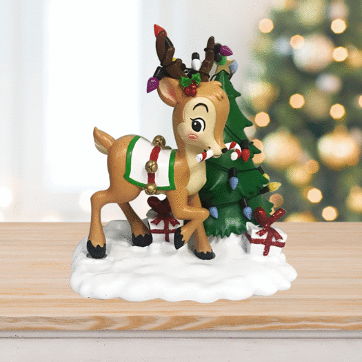 Personalized Reindeer Tabletop Christmas Ornament