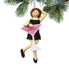 Personalized Girls Night Out (Single) Christmas Ornament