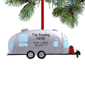 Personalized Airstream Trailer/Camper Christmas Ornament