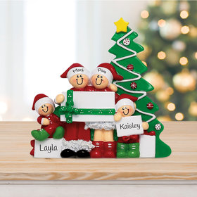 Personalized Christmas Morning 4 Christmas Ornament