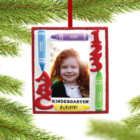 Personalized Kindergarten Picture Frame Ornament Christmas Ornament