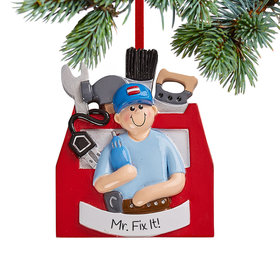 Personalized Handyman Christmas Ornament