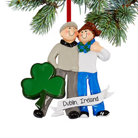 Personalized Love In Ireland Christmas Ornament