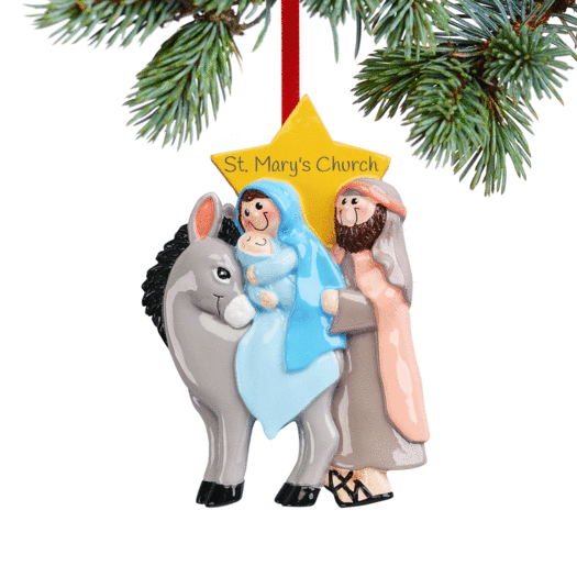 Personalized Baby Jesus Christmas Ornament