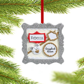Personalized Scrapbooking Christmas Ornament