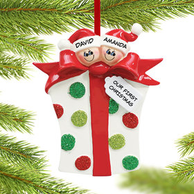 Personalized Present 2 Christmas Ornament