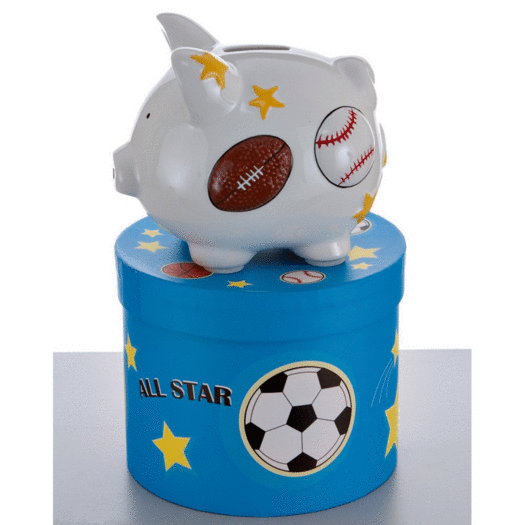 Mini Sports Piggy Bank