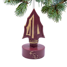 Personalized Florida State Mascot Head Christmas Ornament