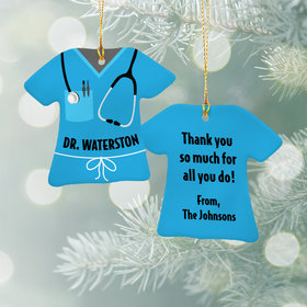 Personalized Best Doctor/Nurse Christmas Ornament