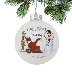 Personalized Oh Sh*t Christmas Ornament