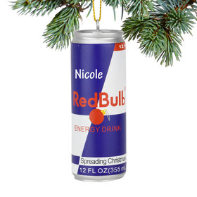 Personalized Energy Drink Christmas Ornament